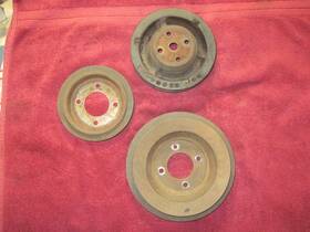 Cadillac 1602547 Deville 472 Cast Crank Water Pump Pulleys Balancer
