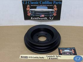 Cadillac 3515824 Restored 73 472/500 Eng Crank Pulley Harmonic Balancer 2 Groove No Smog