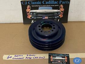 Cadillac 3631320 Restored 60 390 Eng Crank Crankshaft Pulley Triple 3 Groove A/c Cars
