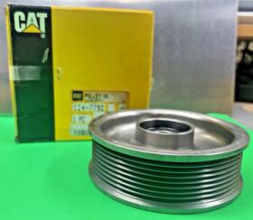 Caterpillar 124-7792 Oem Cat 8-groove Idler Pulley See Desc For Fitment Free Shipping