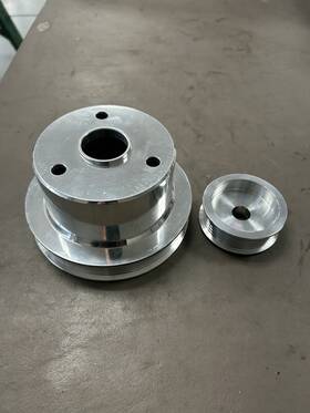 Cfr Hz05061pol Chevy Truck 454 1994-96 Billet Serpentine Pulley Set