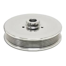 Cfr Performance Hz-02011-pol 6 Groove Power Steering Pulley Polished Cnc Aluminum For 79-93 Ford Mustang 5.0l
