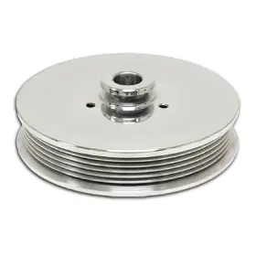 Hz-02011-pol Cfr Performance 6 Groove Power Steering Pulley Polished Cnc Aluminum For 79-93 Ford Mustang 5.0l Hz-02011-pol Cfr Performance 6 Groove Power Steering Pulley Polished Cnc Aluminum For 79-93 Ford Mustang 5.0l