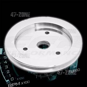 Cfr Performance Hz-8841-pol Aluminum For Chevy Bb Crank Pulley 1 Groove Short Swp - Polished