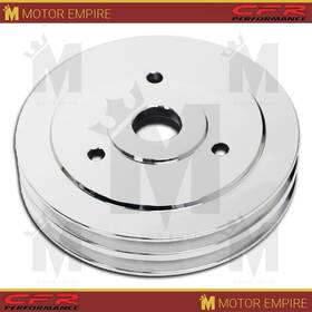 Cfr Performance Hz-8843-c Fits Chevy Big Block 396 454 Chrome Aluminum Crank Pulley 2 Groove Short Pump