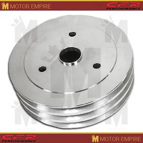 Cfr Performance Hz-8858-m Fits Chevy Sb Small Block Aluminum Crank Pulley 3 Groove For Short Water Pump