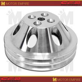 Cfr Performance Hz-9479-m Fits Chevy Sb Small Block Machined Aluminum Water Pump Pulley 2 Groove Short