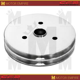 Cfr Performance Hz-9481-pol Fit Chevy Small Block Aluminum Polished Crank Pulley 2 Groove Short Swp