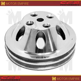 Cfr Performance Hz-9483-pol Fits Chevy Sb Small Block Polished Aluminum Water Pump Pulley 2 Groove Lwp