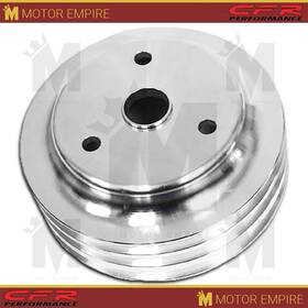 Cfr Performance Hz-9486-m Fits Chevy Sb Small Block Engine Aluminum Crank Pulley 3 Groove Lwp Machined
