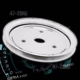 Cfr Performance Hz-9602 For Chevy Small Block Chrome Steel Crankshaft Pulley - Short 1 Groove