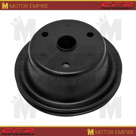 Cfr Performance Hz-9606-pbk Fits 1969-85 Chevy Small Block Edp Black Steel Crankshaft Pulley Long 1 Groove