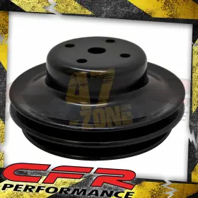 Hz-9723-pbk Cfr Performance For 1969-1985 Chevy Bb Big Block Engine 2 Groove Edp Black Pulley Long Pump Bbc