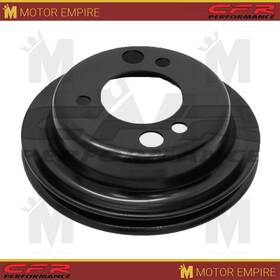 Cfr Performance Hz-9817-pbk Fits 1955-1968 Chevy Black Steel Crank A/c Add On Pulley 1 Groove Short