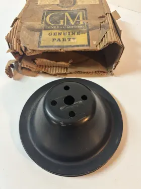 3704172 Chevrolet Nos Gm 1955 - 1964 Chevy V8 Short Water Pump Pulley Original Free Ship