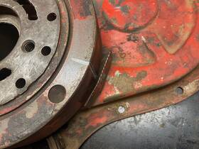 Chevrolet 3860060 1967 Chevy 396 427 #3860060 7 Inch Harm. Bal. With Correct Gm Timing Cover No Dowels