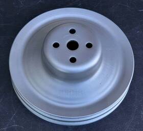 Chevrolet 3900434ab 1963 1968 Camaro Corvette 2 Groove Water Pump Pulley 350 396 Sbc Bbc