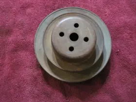 396-427 Chevrolet 3906657 1967-68 Short Water Pump Pulley Dpz With A/c Smog Camaro Chevelle