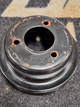 Chevrolet 3955291ab Double Groove Crankshaft Pulley 1969 Camaro Big Block Chevy #3955291ab