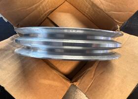 Chevrolet Sbcs2cr Small Block Chevy Crankshaft Pulley V-belt 2v Crank 350 Swp Sbc Aluminum
