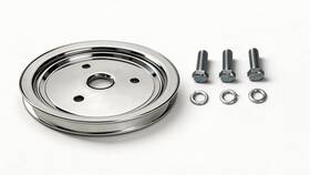 Cncdpt Cncb27413220fb Sb Chevy 1 Groove Crank Single Crankshaft Short Water Pump Swp Pulley 283 - 350