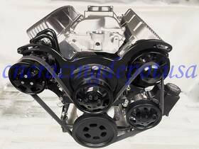 Cncrsr 65698 Bbc Serpentine Pulley Conversion Kit Alt Ps A/c Big Block Chevy 396 - 454