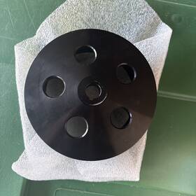 Cncrsr Cncv756945put217bk Gm Aluminum 2 Groove Power Steering Pump Pulley Keyway Sbc Bbc Chevy 350 454