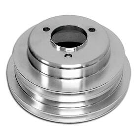 Cobra-tek Hz-8845-pol 3 Groove Crank Pulley Polished Finish For 69-85 Big Block Chevy 396 454 With Lwp