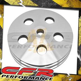 Cobra-tek Hz-8846-m Aluminum For Chevy Gm Key-way Power Steering Pump Pulley 2 Groove - Machined