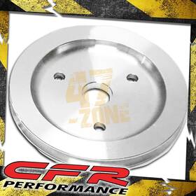 Cobra-tek Hz-9480-m For Chevy Small Block Aluminum Crank Pulley - 1 Groove Short