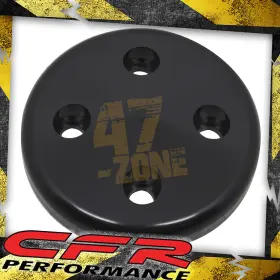Hz-9488-pbk Cobra-tek Aluminum Water Pump Pulley Nose For Gm Chevy Sb 283-350 Swp - Black