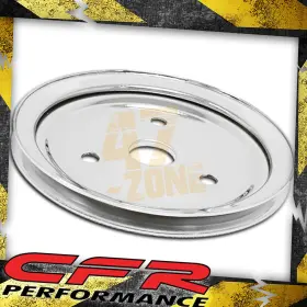 Hz-9602-c Cobra-tek For 1955-68 Chevy Small Block Chrome Steel Crankshaft Pulley - Short 1 Groove
