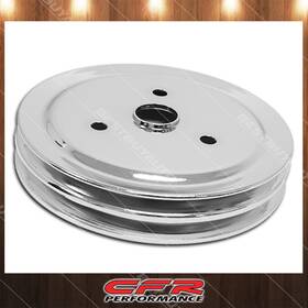Cobra-tek Hz-9603-c Cobra-tek Fits 1955-68 Chevy Small Block Chrome Steel Crankshaft Pulley Short