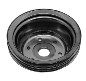 Hz-9607-bc Cobra-tek 2 Groove Crankshaft Pulley Black Chrome For 1969-1985 Chevy Small Block Lwp