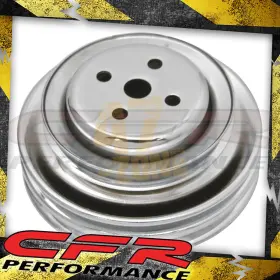 Hz-9773-c Cobra-tek For 64-73 Ford Sb Water Pump Pulley 3 Groove Chrome California Smog
