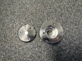 S-sbc1alt-ss Cvf Racing New Small Block Chevy 8 Rib Alternator Pulley 2.3 Inch