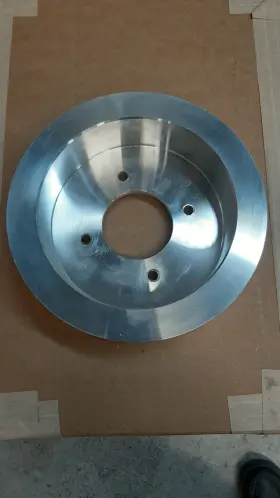 Sd-pont3cr-hf Cvf Racing Pontiac High Flow 3 Groove Crank Pulley 350 400 428 455 Crankshaft 3v Aluminum