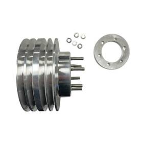 Cvf Racing Sd-scrl4cr-hf Small Block Chrysler Crankshaft Pulley 4v 4 Groove Mopar High Flow