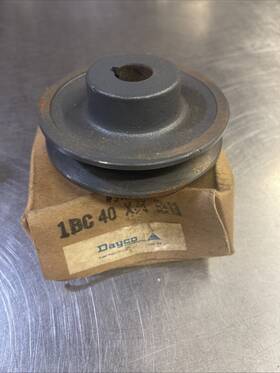 Dayco Bc-40 Nos Dayton 4 Inch X 3/4 Bc 40 Cast Iron Belt Pulley