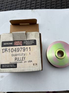 Delco Remy 10497911 Genuine Pulley Part .87 Id X 3.5 Od 5 Grv - Bar Stk