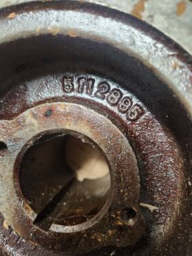 Detroit 5112885 New Old Stock Nos Diesel Front Crank Pulley