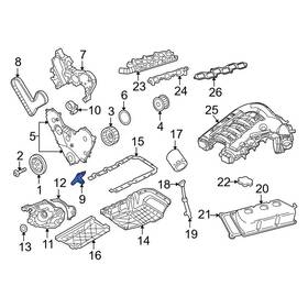 Dodge Oe 4892109aa For Charger 2006-2010 Engine Timing Belt Tensioner