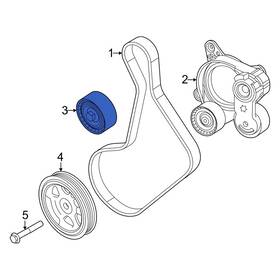 Dodge Oe 68496086aa For Hornet 2024 Accessory Drive Belt Idler Pulley