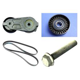 Dodge Oe Bndl-904650 4-pc Cooling Belts And Pulley Kit