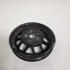 Ecs Tuning 171ecs02a 06-12 Jetta 2.5 Lightweight Billet Aluminum Crankshaft Pulley Black