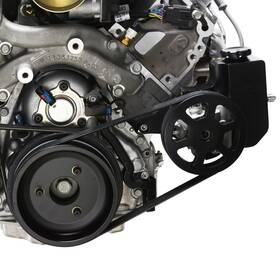 Eddie Motorsports Ms107-19bbk Pulley Kit Power Steering Gm Type 2 Chevy
