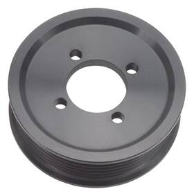 Edelbrock 085347158201 E-force Supercharger 3.50-inch Aluminum Pulley Black Anodized