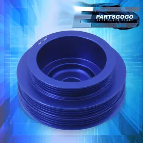 Cp-002bl-544-c3 Epartsgogo For B-series B16 B18 B20 Jdm Engine Motor Harmonic Balancer Crank Pulley Blue