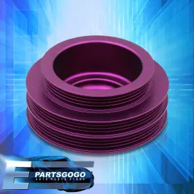 Cp-002pr-441-p6 Epartsgogo For B-series B16 B18 B20 Jdm Engine Motor Harmonic Balancer Crank Pulley Purple