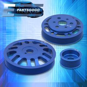 Epartsgogo Cp-022bl-8k3b5 For 13-20 Brz Frs 86 Lightweight Engine Pulley Crank Alternator Water Pump Blue
